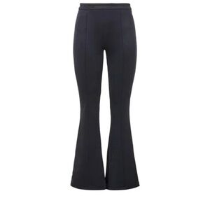 Spanx NWT Faux Suede Flare Pants Leggings Classic Navy Size XS